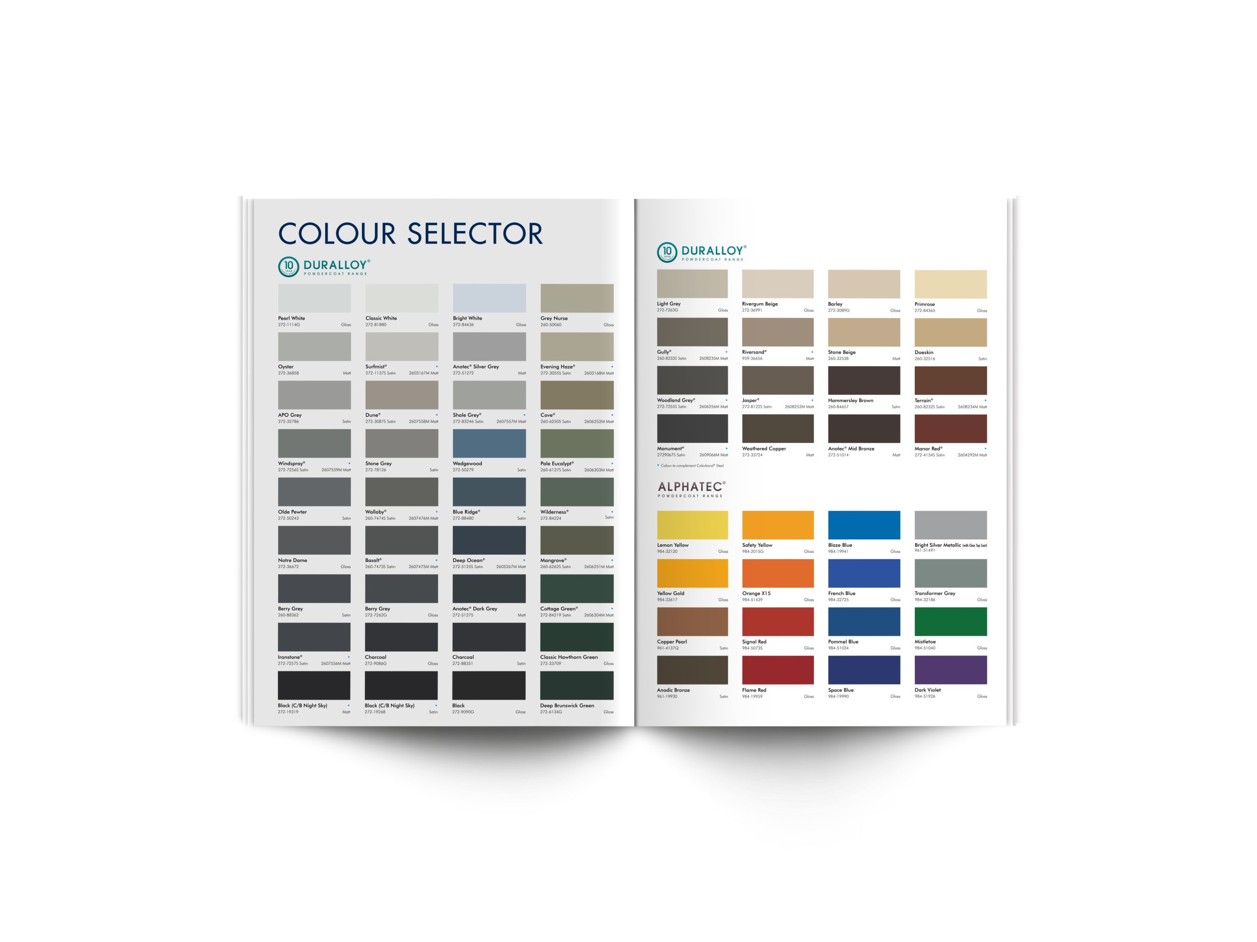Ulltraclad Colour Selector – Wintec Systems
